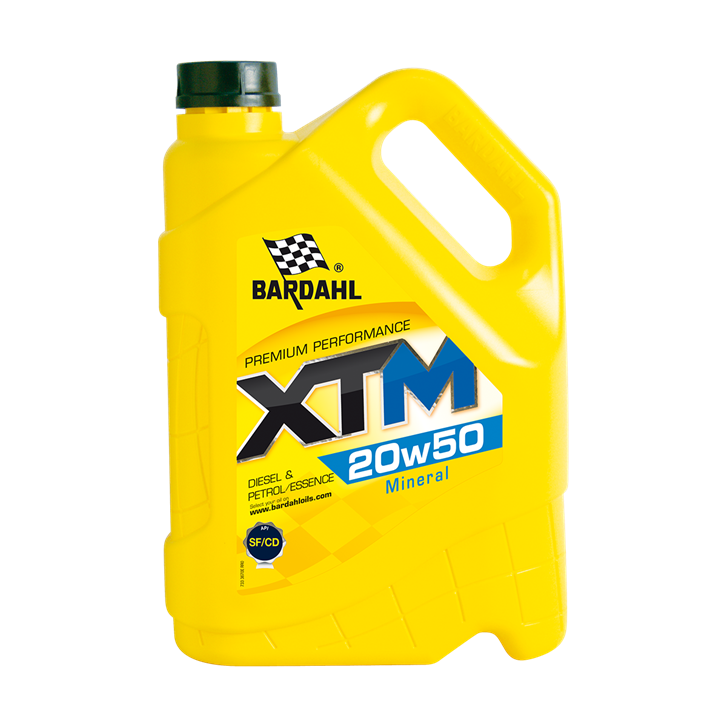 Bardahl XTM 20W50 5L motorolie